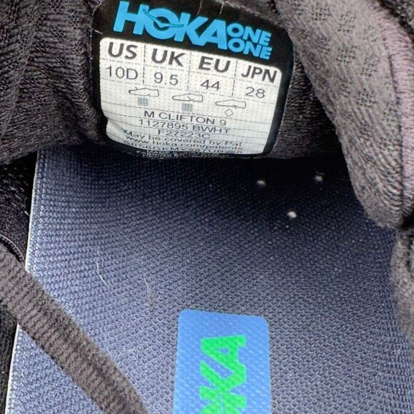 HOKA ONE ONE CLIFTON 9 - Men’s Running Shoes - SIZE 10D - Picture 10 of 10